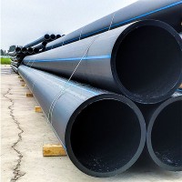 HDPE Plastic Water Drainage Pipes Pn16 PE100